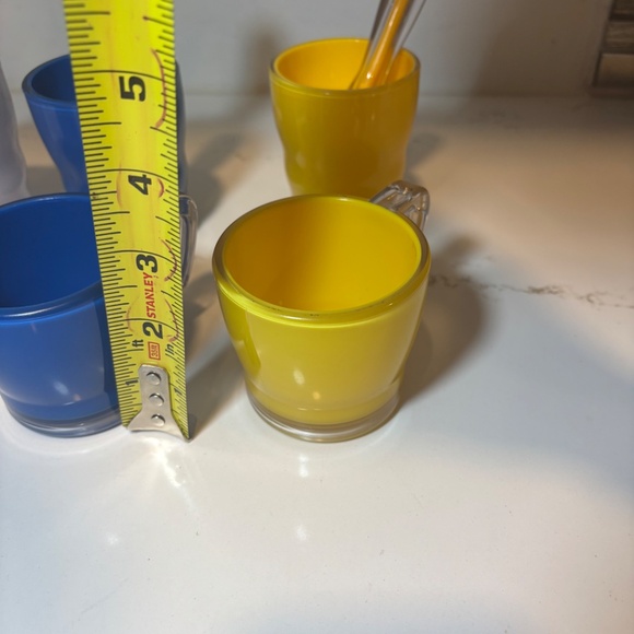 Rare Vintage Battat Childhood Cups Mugs abd spoons 3 of each - Picture 3 of 10